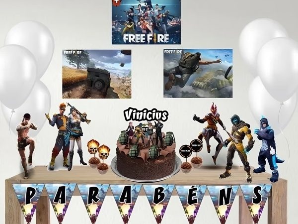 Festa Free Fire: Dicas de Decoração de Festa com Tema Free Fire