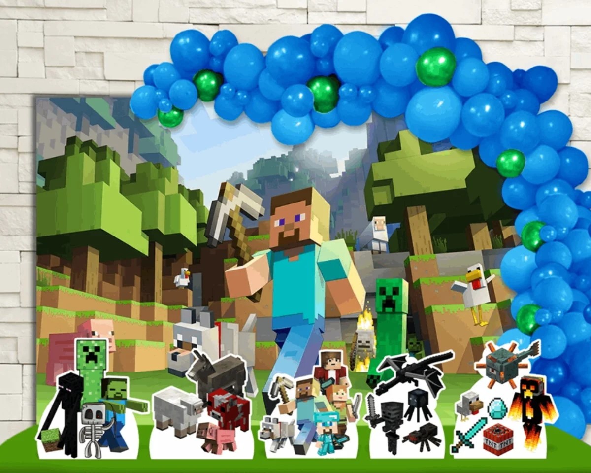 Decoração Minecraft: Como Fazer uma Festa de Aniversário Minecraft?